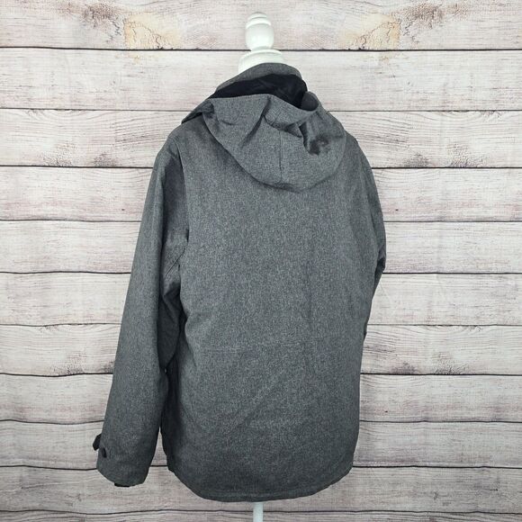 Men's L.L. Bean Parka Jacket 3 in 1 Coat Removable Shell Waterproof All Season M - Picture 3 of 9